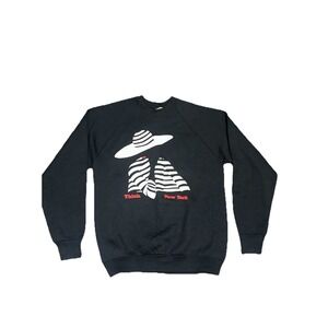 Vintage 90s Fruit of the Loom Think New York High‎ Fashion Female Silhouette